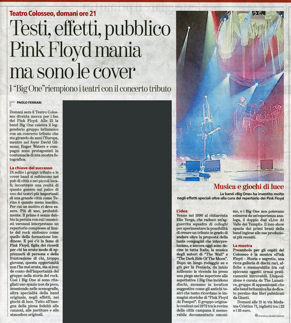 The Lunatics Expo - TORINO 2016 - La Stampa 3 apr. 2016 review